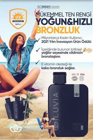İluvia Bronzlaştırıcı Güneş Yağı 100 ML