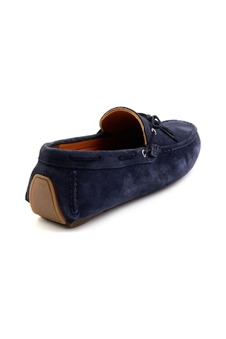 Bambi Lacivert Hakiki Deri Erkek Loafer Ayakkabı E01547070102 Lacivert