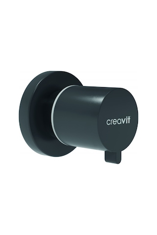 Creavit Ara Kesme Valfi 1/2-1/2" Antrasit Mat Ms.ac50l.anm