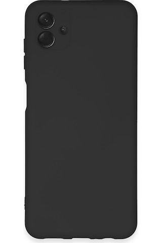 Newface - 136 - Samsung Galaxy A04e Kılıf Nano İçi Kadife Silikon - Metemıx - - Siyah Sıyah