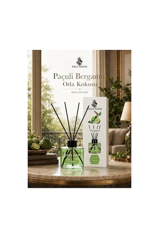 Paçuli & Bergamot Yüksek Koku Yayılımlı Dekoratif Bambu Çubuklu Oda Kokusu 145 Ml Diğer