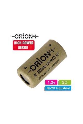 Orion 1.2v Ni-cd Sc 2200mah Şarj Edilebilir Pil - Hp