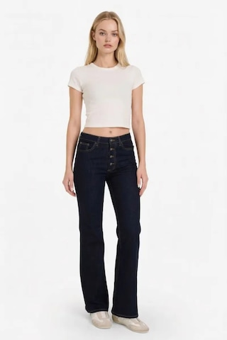 Defacto Mia Flare Fit Normal Bel Düz Paça Uzun Jean Pantolon F9602ax26spnm82 Mavi-nm82