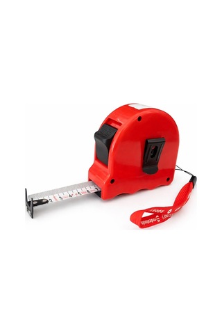 Çift Stoplu 10 Metre Şerit Metre 25 Mm Genişlik Dayanıklı Gövde Hassas Ölçüm Profesyonel 0 - 300 MM
