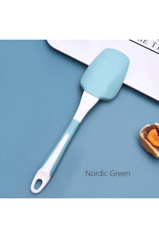 Yeşil Puntos Silikon Yapışmaz Kek Tereyağı Krem Spatula Yağı Ekmek Kazıyıcı Pişirme Mikser Aracı
