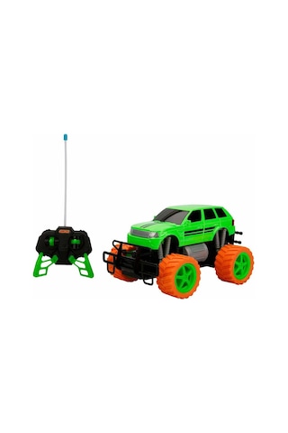 1:18 Uzaktan Kumandalı Neon Jumbo Weels USB Şarjlı Araba 26 cm. 1