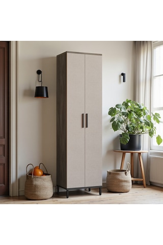 Robin Home Çok Amaçlı Dolap Banyo Dolabı Mutfak Dolabı,ofis Dolabı Ve Kiler Dolabı Kahverengi