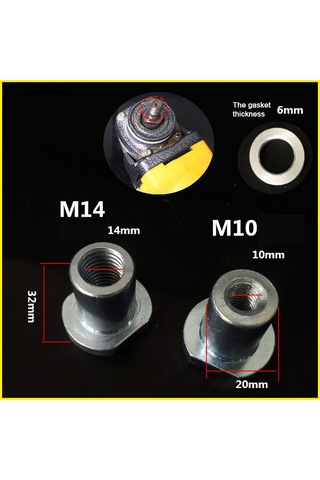 Tenfowee M10 Tipi 100'lü Açı Taşlama Makinesi Uyumlu, Su Ekleyebilen, Çoklu Diskli Tozsuz Fay Oluşturucu Adaptör