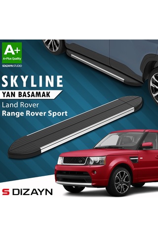 S-dizayn Land Rover Range Rover Sport Skyline Krom Yan Basamak 183 Cm 2005-2013 A+ Kalite