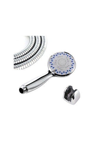 Qianfan 3 Fonksiyonlu Duş Seti - Mafsallı Askılı Spiral Siyah