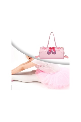 Homyl Bale Çantası Naylon Rahat Sevimli Yuvarlak Dans Jimnastik Ayakkabı Modeli