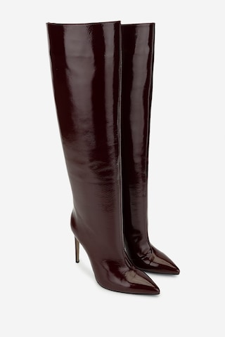 Valmenti Kadın Hakiki Deri Topuklu Çizme 820 396 Bn Czm Sk24-25 Brd Krsk Rgn Bordo