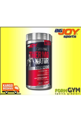 Bigjoy Sports Thermonator Ripped 120 Bitkisel Kapsül