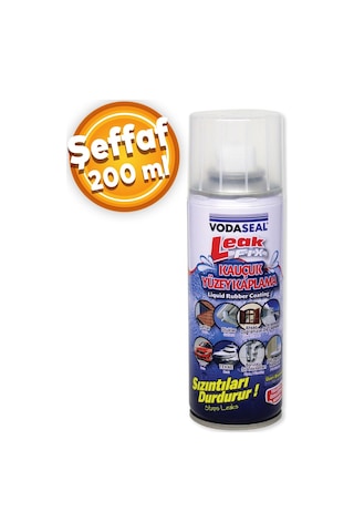 Leak Fix Su Geçirmez Sızdırmaz Sızıntı Önleyici Kauçuk Kaplama İzolasyon Sprey 200 ML