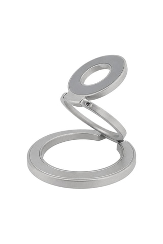 Zore Paris M102 Magnetik Ring Standlı Telefon Tutucu Gri