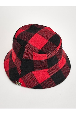 Ltb Kadın Şapka 011249060960019 - 13396 Kırmızı - Siyah