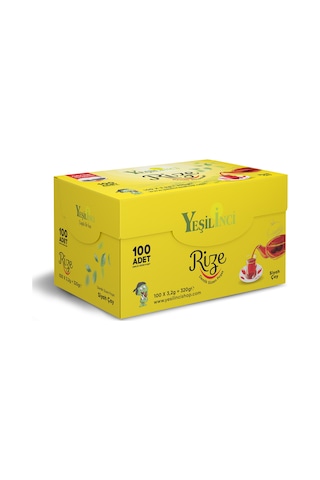 Yeşil İnci Rize Demlik Süzen Poşet Çay 8 x 320 G