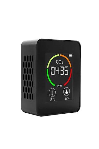 Aek-tech Co2 Dedektörü Taşınabilir 400-6000ppm Ev Ofis Sera Hava