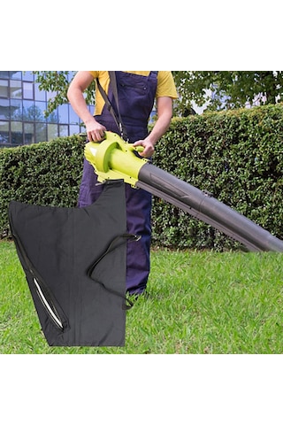 Homyl Çim Için Yedek Zip Blower Çanta Fermuarlı Alt Siyah