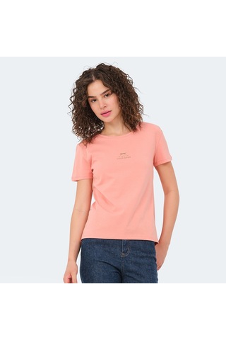 Slazenger VIRAJ Kadın  Somon Tişört