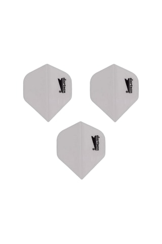 90 Adet (30 Set) Dart Flight-Flayt Set. Beyaz, kırmızı, siyah ren