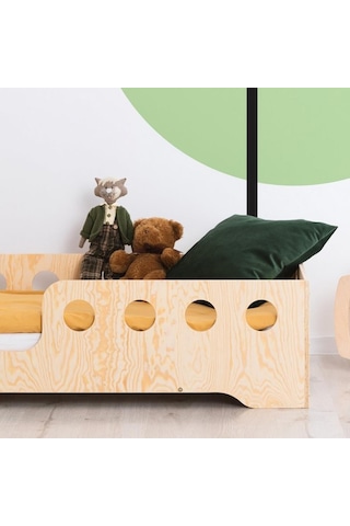 Markaawm Roofless Ahşap Çocuk Karyola Montessori Yatak Bebek Beşiği