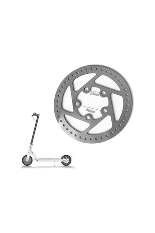 Elektrikli Scooter İçin Arka Teker Fren Rotor Diski 110mm 5 Delik