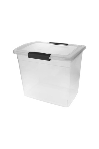 Keeplex Kapaklı Plastik Saklama Kabı 20 L 146085990 Beyaz