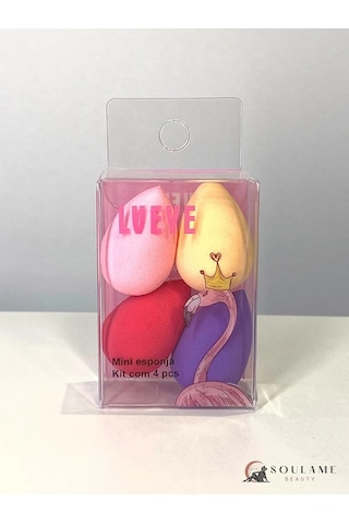 Soulame Beauty Make-Up Makyaj Sünger Seti 4'lü