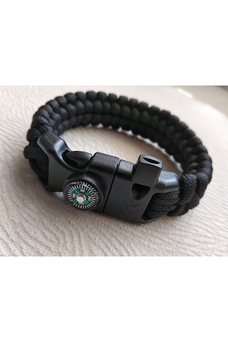 Paracord Survival Tarz Bileklik Çok Renkli