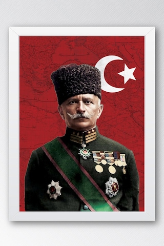Fahrettin Paşa Çerçeveli Tablo