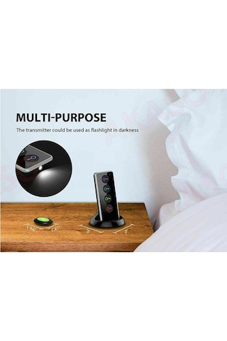 Dancemonkey 4'ü 1 Arada Kablosuz Anahtar Bulucu, Uzaktan Arama & Konum Belirleyici, Alarm & Hatırlatıcı