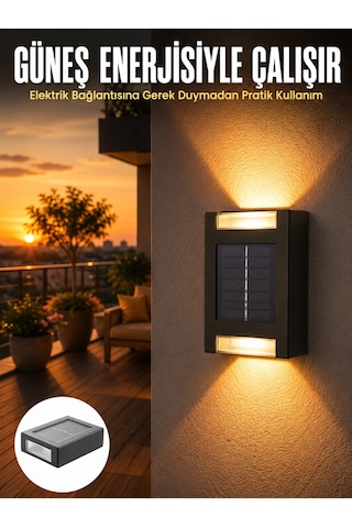 Dekorasyon Aplik Işık Güneş Enerjili Aydınlatma Dekoratif Aydınlatma Yeni Nesil 11