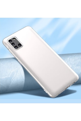 Samsung A31 Uyumlu Kamera Korumalı 3D Şeffaf Silikon Kılıf 455845298