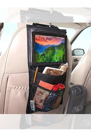 Oto Koltuk Arkası Tablet Tutucu, Pratik Ve Düzenli Kullanım İçin Organizer