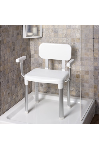 Primanova Cappadocia Sırt ve Kol Destekli Banyo Taburesi