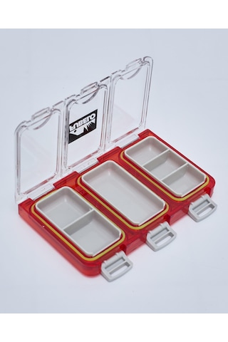 Fubelo Fubox Spare Sızdırmaz Klips-iğne-halka Saklama Kutusu Kırmızı
