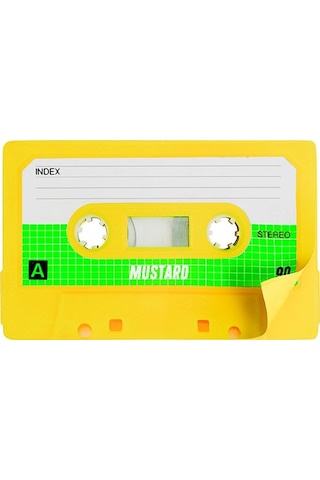 Mustard Kaset Sticky Not Kağıdı