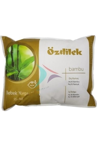 Özdilek Bambu Bebek Yorgan 95X145 Beyaz Hijyenik