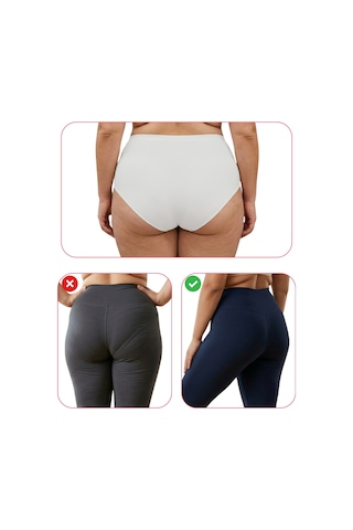 Alya Underwear Kadın Dikişsiz Külot Lazer Kesim Yüksek Bel İz Yapmayan Büyük Beden Hayalet Külot İzbırakmaz 6'lı Paket Ekru