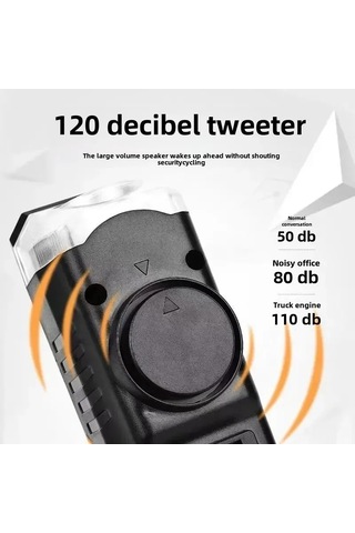 Mufunye Yeşil Güneş Enerjili Şarjlı Farenin, Yüksek Lümenli Işık Ve Güç Göstergeli, Gece Sürüşü İçin Yüksek Tizli Hoparlör Lambası Yeşil