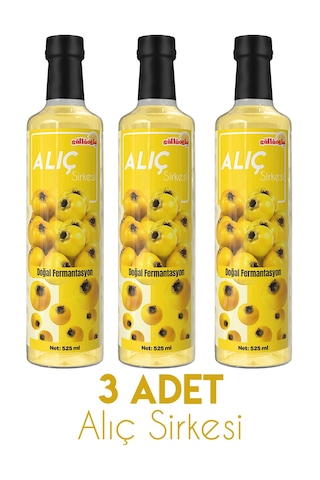 Güllüoğlu Alıç Sirkesi X 3 Adet 525 Ml
