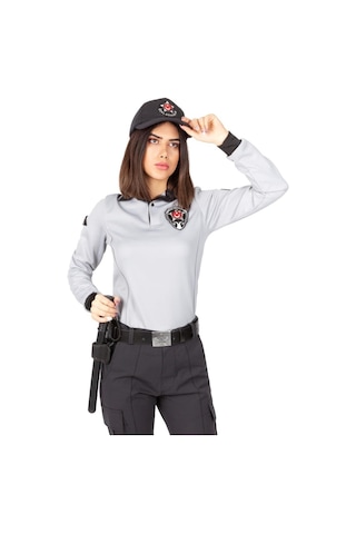 Yeni Tip Kamu Özel Güvenlik Kadın Kışlık Uzun Kol Tişört