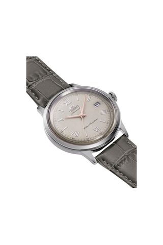 Orient Bambino Ra-ac0025n30b Kurmalı Otomatik Deri Kahverengi 41 Mm Erkek Kol Saati Gri