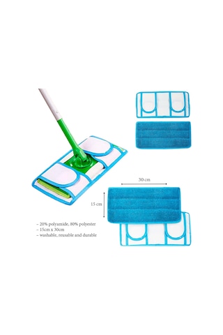 Reedark Swiffer Mavi Yer Bezi - Pratik Ve Dayanıklı Ev Temizleme Bezi