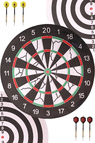 Delta Flocked Dart Seti 18 İnç + 6 Dart Oku 18 Gr