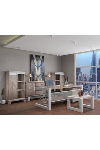 Ntconcept Ntconcept Masif Ağaç Ofis Takımı (496249803)
