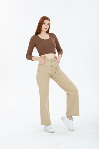 Alissa 90's Kar Yıkama Kar Gri Likralı Süper Yüksek Bel Wide Leg Salaş Jeans Palazzo Pantolon Koyu Gri