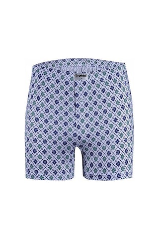 6'Lı Yıldız 35 Emprime Penye Desenli Erkek Boxer