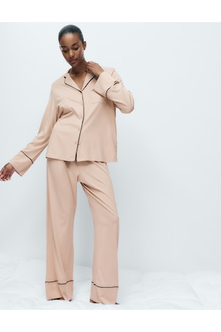 Marks & Spencer Pamuk Modal Karışımlı Pijama Takımı T37002212J Çok Renkli